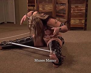 Muses Manor binds and punishes lesbian slave Madeleine hard