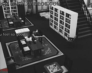 imagine your cheating wife getting fucked hard by a stranger on library security footage