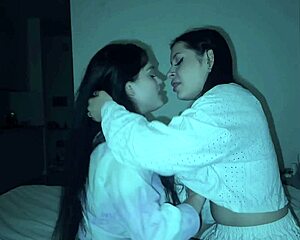 stepsister hits hard orgasm in lesbian compilation