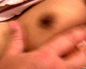 Lucky guy blasts massive cumshot all over young asian babe Yuka's face!