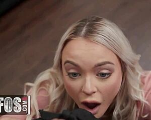 Alexis Kay's photoshoot hides wild creampie fuck