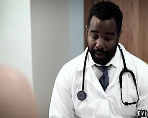 Damn, ebony doctor Tyler Knight fingers and anals teen patient Maddy O'Reilly during taboo exam