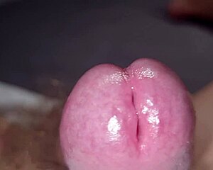 Oh God! Gasping And Moaning On Huge Cock Close-Up Before Intense Cumshot On Towels!