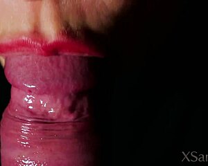 watch xsayany's close-up pov deepthroat blowjob swallowing cum in 4k sloppy