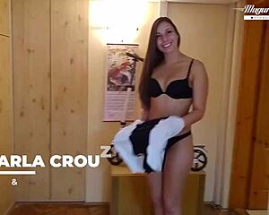 carla crouz's amazing fuck got me fingering her gaping asshole non-stop