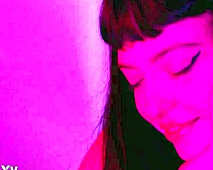 latina femdom brunette binds redhead slave forcing wet pussy toe worship
