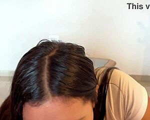 Lucky fan gives curvy ebony bride with huge tits double penetration till he cums hard 😈💦 in bedroom corset ride