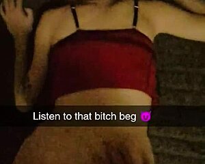 whoa, roommates gf gets rough doggystyle pounded & creampied on snapchat 😈🔥