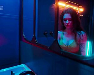 nightclub pickup leads to bella mur tasting sofia simens' wet pussy in toilet