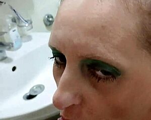 German milf prostitute sandra swallows cum after expert blowjob