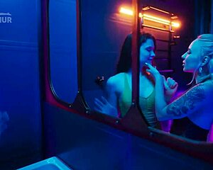 nightclub pickup leads to bella mur tasting sofia simens' wet pussy in toilet