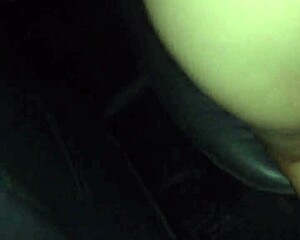 madrasta bends over car seat for monster cock doggystyle