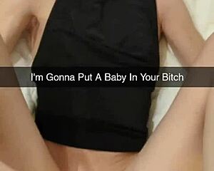 Daddy Breeds Ovulating Cheating Milf Wife on Snapchat