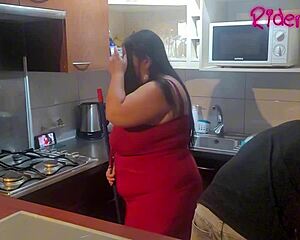 the latina milf riderqueen drops her uncensored homemade sex tape full of curvy creampie action