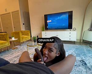 Doordash Girl's Wet Pussy Used By Cute Ebony With Big Ass Tits Small Waist