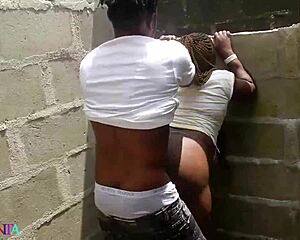 Ever fucked a chubby ebony teen bent over in public outdoors?
