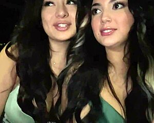 big titty latina besties cami strella and nika venom ride uber driver lev lieben hard