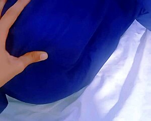 First time college teen girlfriend fucked hard in step sister's room?