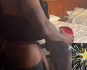 Naughty Elf Omgiana Unwraps Hotwife Hunter's Big Cock Christmas Surprise