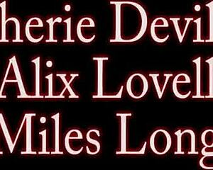 Blonde MILF Cherie Deville Emotionally Guides Alix Lovell to Suck Cock