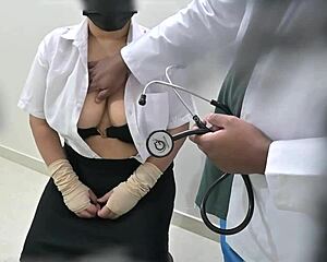 DOCTOR POUNDS PATIENT PUSSY In HOSPITAL Room Hardcore Exam