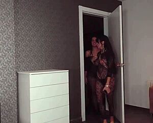 brutal orgy with two black monster cocks destroying juicy pussy i'm cumming so hard