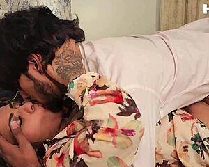 Beautiful 18-year-old desi girl with big boobs gets fucked hard by guy while moaning in hindi audio during intense doggystyle and missionary.