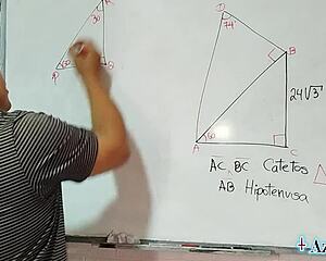 teaching this brown-eyed nerd student sexual math in bedroom