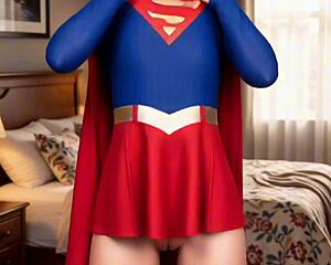 Ai Generated Supergirl Gets Her Cute Milf Ass Fucked Hard!