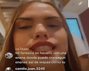 whoa, this sexy spanish midget is 🔥 getting wild in europe! 😏🤏