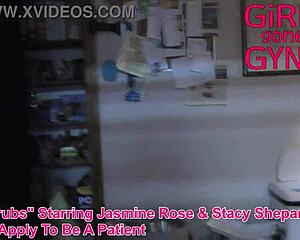 Naked Stacy Shepard Gyno Exam Backstage Preshoot Fun!
