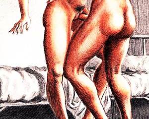 check out this vintage erotic art 😍 retro vibes so steamy antique style pure fire 🔥