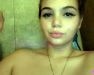 Romanian Teen Slave Smokes While Big Tits Drip in BDSM Bathtub Ritual