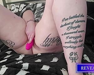 Curvy BBW Revealme Bed Vibrator Masturbation Leads to Intense Orgasm Part 2