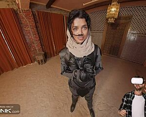 imagine chani in uniform riding atreides monster cock in dune cosplay vr