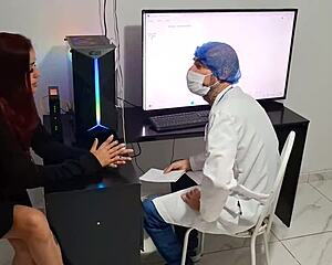 Gynecologist Overpowers Young Redhead Patient with Intense Fucking Squirting and Pissing Explosion