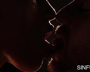 ebony babe bound deepthroats big cock then fucked hard interracial 😈🍆💦