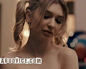 blonde cheerleader milf coach husband threesome doggystyle pounding?