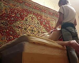 anastasia the mistress pegs slave man anally in homemade bdsm submission