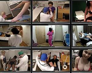 Naked Stacy Shepard Gyno Exam Backstage Preshoot Fun!