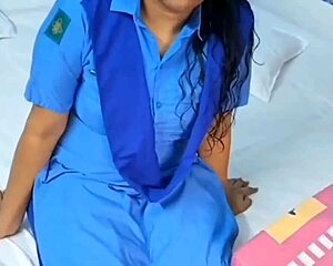 i was pissed about bad marks so i punished kajal's pussy fucking her hard and cock sucking