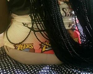show of teen ass on display