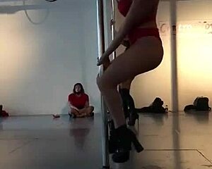 diosa argenta does another pole dance in hospital