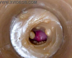 huge cum load in my pussy toy feels so good