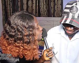 ghanaian ebony 'i crave your cameroonian black cock' live interracial interview dance