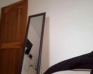 Latina stepmom strips naked masturbates before work craving boss fuck