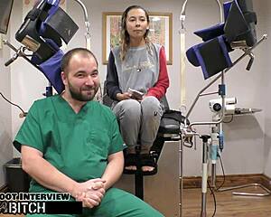 Doctor tampa face fucks kaluana luana's throat then blasts cum deep in her shaved belly hospital pov