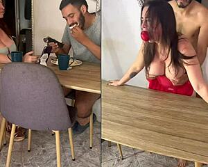 real mature wants young cock on table now