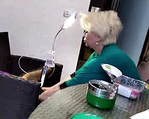 Its hard to be a webcam model my bitch wanted to have lunch but she had to masturbate instead