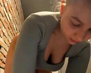 The fitness trainer fucked me during a group training session outdoors